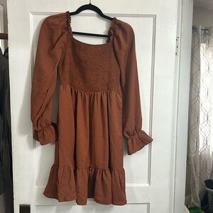 Large burnt orange SHEIN dress. New, never worn.